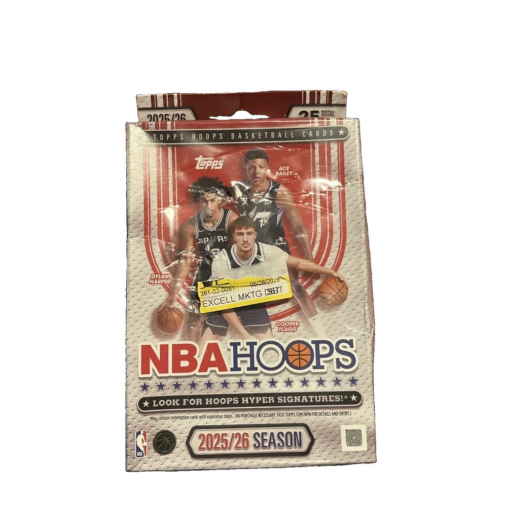 2025-26 Topps NBA Hoops Sealed Box